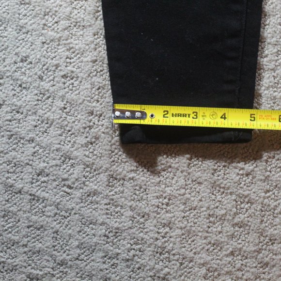 J. Crew Size 26 Black Mid Rise Toothpick Jeans - LIKE NEW - Picture 7 of 7